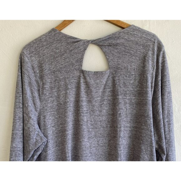 COPY - Catherines T-Shirt Top Size 1X 18/20W Gray Bling Camo Heart Twisted Keyh… - Picture 8 of 9